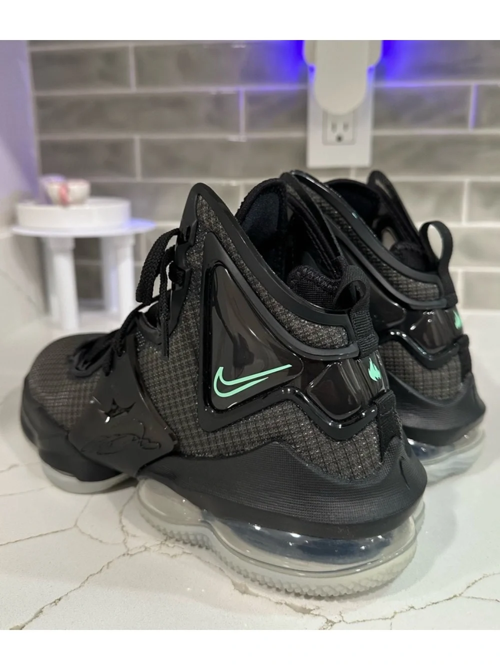 Nike LeBron XIX Sneakers. Youth Size 5.5 Color Black.